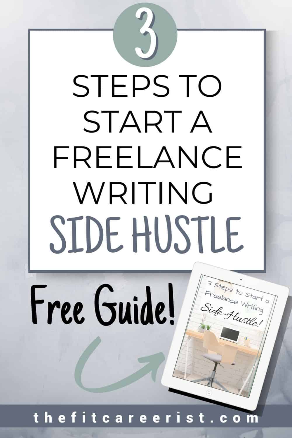 How to start freelance writing for beginners in 3, simple steps. This free guide can help you get started to taking the first steps towards launching your own freelancing business! Whether you're looking to make a little extra money or hope to pivot to freelance as a full-time career, this guide can point you in the right direction if you have no clue where to start! #freelancewriting #businessideas #freeguide