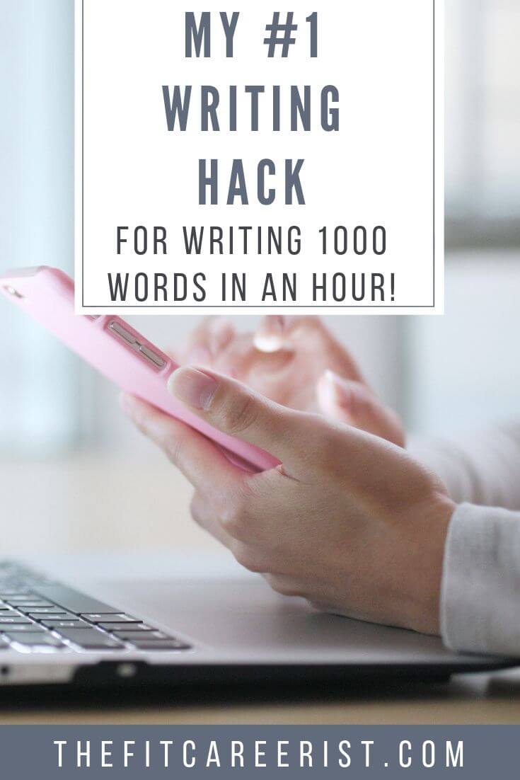 Wondering how to write faster? Chances are, it's not your typing speed it's the problem - It's getting over writer's block! Here is this strange but super effective tip for getting into your flow state and knocking out 1000 words in an hour!