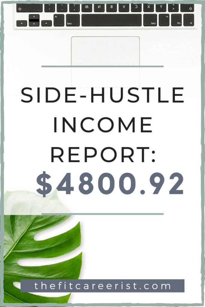 Side-Hustle Income Report [Q2 2019] - The Fit Careerist