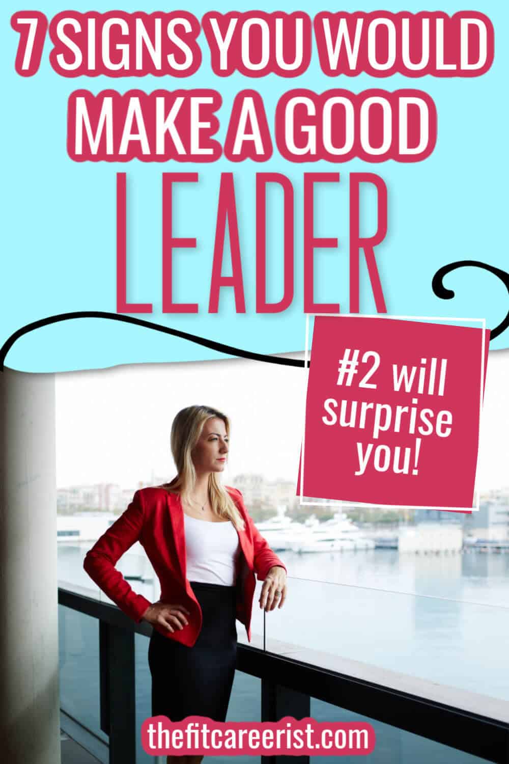 7 signs you'd make a good leader pin