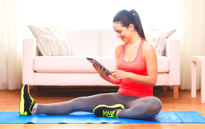 how to stick to a fitness plan app