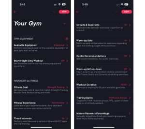 fitbod workout app strength training